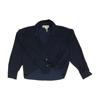 Navy Button Down