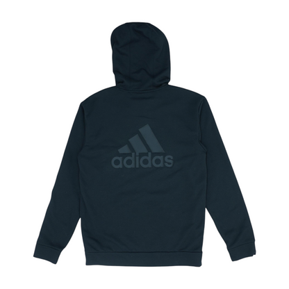 Black Solid Hoodie Pullover