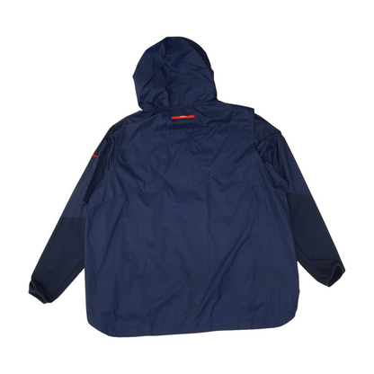Navy New England Patriots Solid 1/4 Zip Pullover