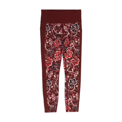 Maroon Active Leggings