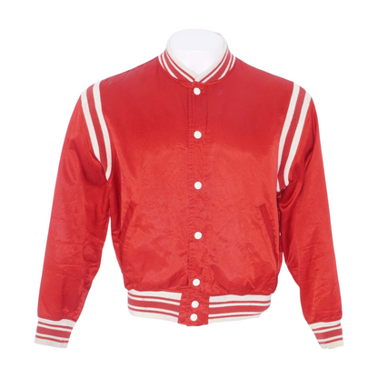 Red Polo Ball Satin Rally Jacket