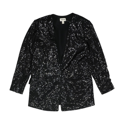Black Solid Blazer