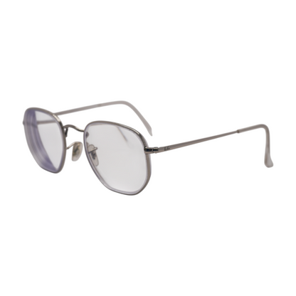 Silver RB 6448 Geometric Prescription Eyewear