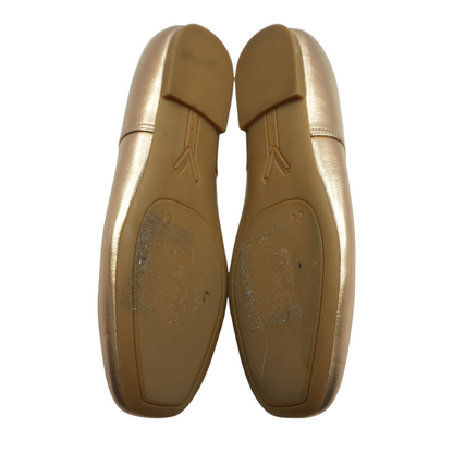 Rose Gold Slip-On Flats
