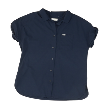 Navy Outdoor Button Down