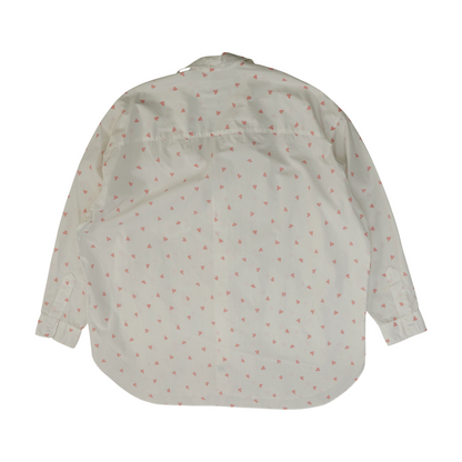 White Hearts Button Down