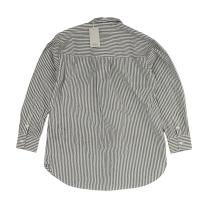 Gray Striped Button Down