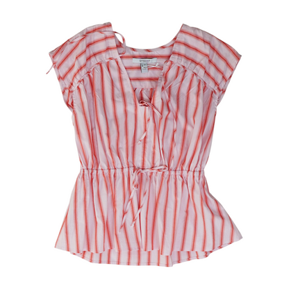 Pink Striped Blouse
