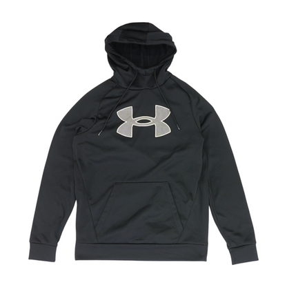 Black Solid Hoodie Pullover