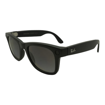 Black Wayfarer Smart Glasses