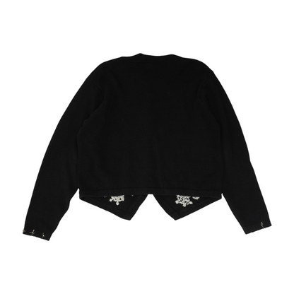 Black Cardigan Sweater