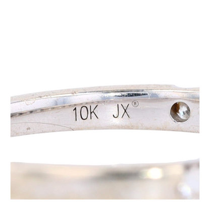 1/3 ctw 10K White Gold Diamond Band Ring