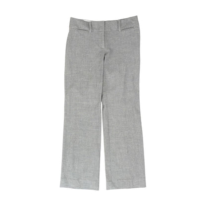 Gray Solid Dress Pants