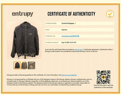 Black Spring-Summer 2025 Black GORE-TEX Stripe Hooded Jacket