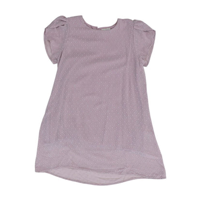 Mauve Solid Dress