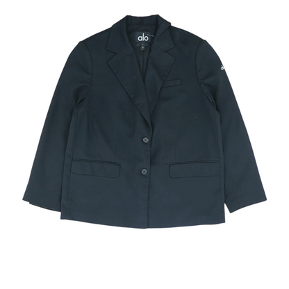 Black Solid Blazer