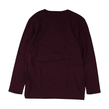 Maroon Crewneck T-Shirt