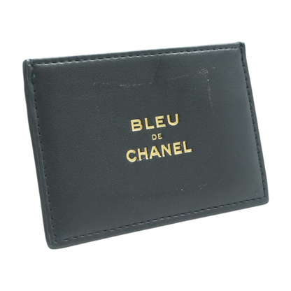 Navy Bleu De Chanel Leather Card Holder