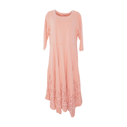 Peach Plus Midi Dress