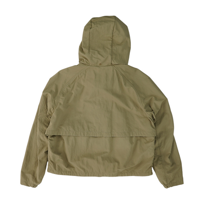 Tan Solid Rain Jacket