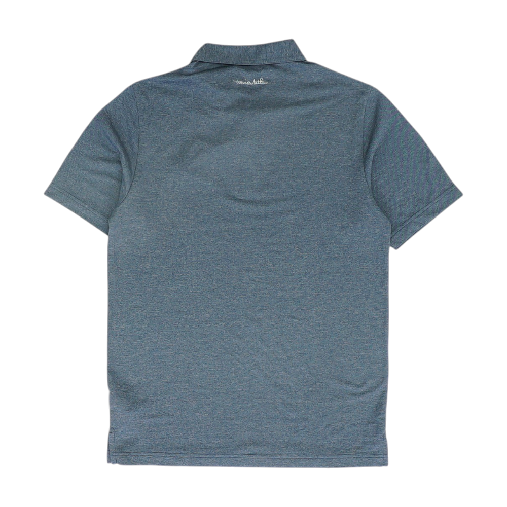 Navy Solid Short Sleeve Polo