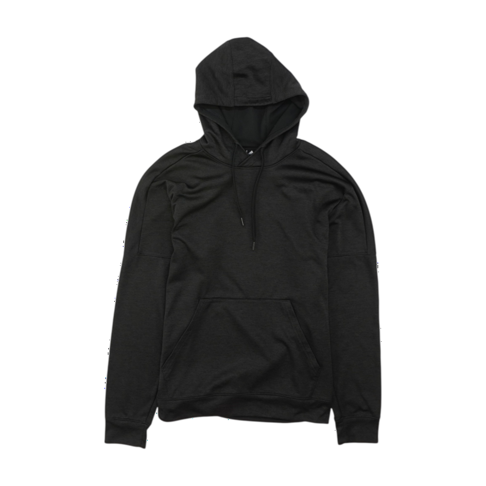 adidas Black Solid Hoodie Pullover – Image 1