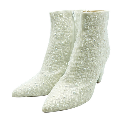 White Ankle Boots