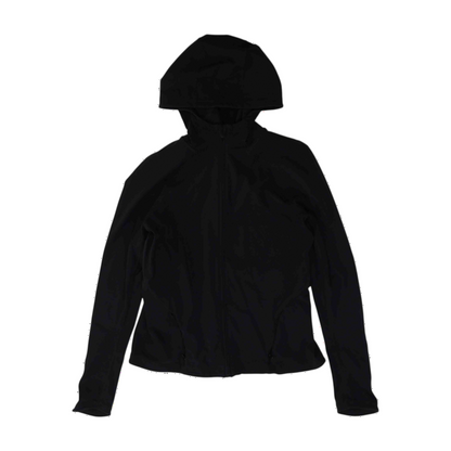 Black Solid Active Jacket