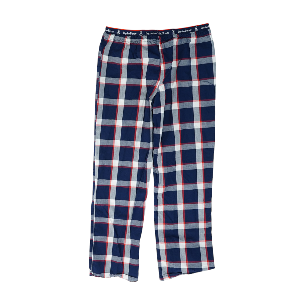Navy Check Pajama Bottom