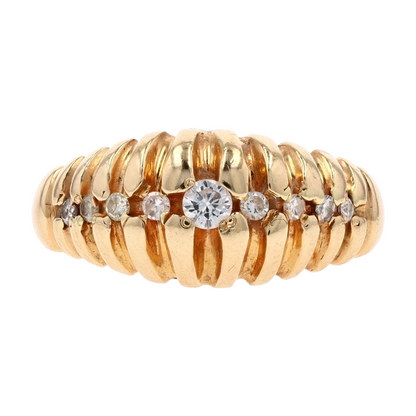 1/5 ctw 14K Yellow Gold Diamond Fashion Ring