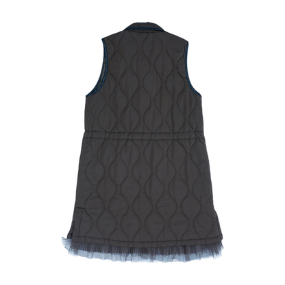 Brown Solid Vest