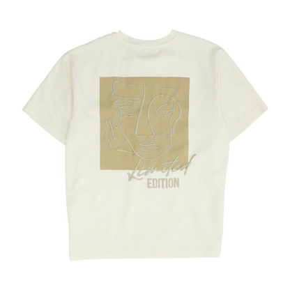 Cream Solid T-Shirt