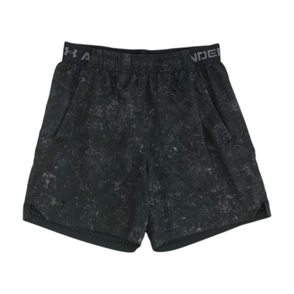 Gray Print Active Shorts