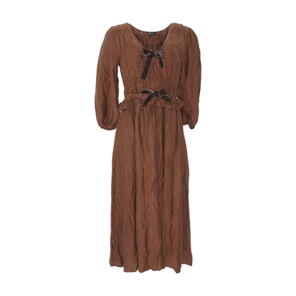 Brown Midi Dress