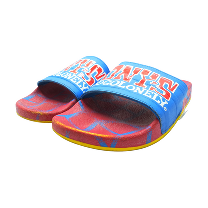 Red Athletic Slide Athletic Shoes