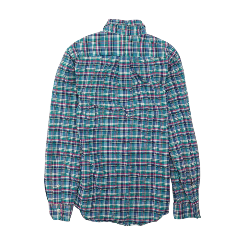 Blue Plaid Button Down