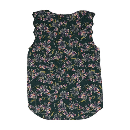 Green Floral Blouse