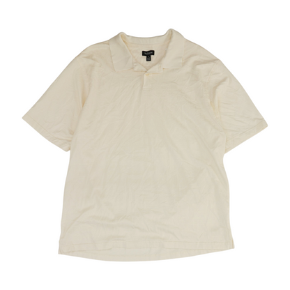 Ivory Solid Short Sleeve Polo