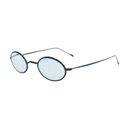 Black Alceste Round Prescription Eyewear