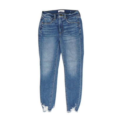 Blue Solid Jeans