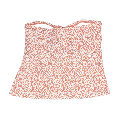 Pink Animal Print Swim Top