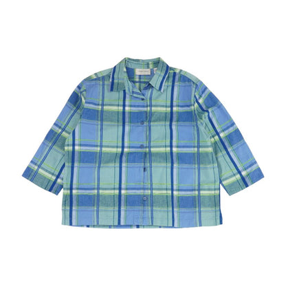 Blue Plaid Button Down
