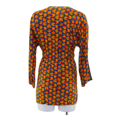 Blue Fruit Mini Dress