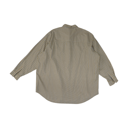 Tan Striped Button Down