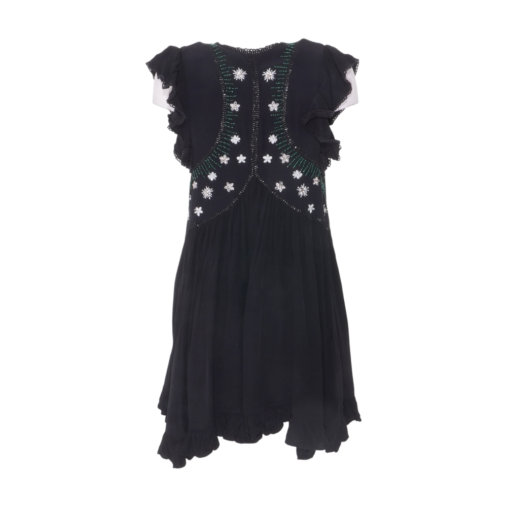 anthropologie black mini dress Floral 65% viscose dresses mini bodycon Color:Red and Black STEVE MADDEN Black Leather