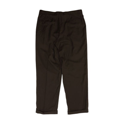 Black Solid Chino Pants