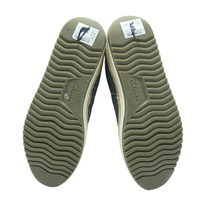 Navy Slip-On Flats
