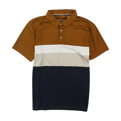 Multi Striped Short Sleeve Polo