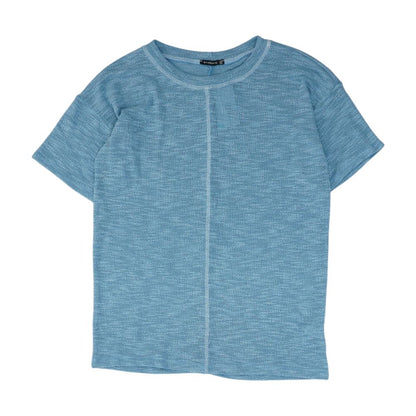 Blue Knit Top