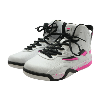 White Mid-Top Athletic Shoes
